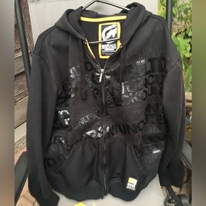A Unique Unisex Med. black Ecko Sweater Hoodie